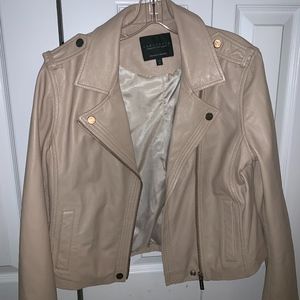 Sanctuary Tan Leather Jacket